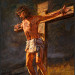 Jesus crucified on Golgotha