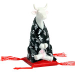 Cow Parade Meditating Cow (small)