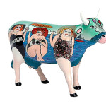 RC 108 Cow Parade Fun Seeker (Medium ceramic)