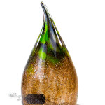Glass lamp Mauve Green Drop (small)