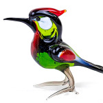 Glass bird woodpecker